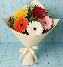 Букет цветов из:  Герберы #REPLACE_PRED# Салехарде