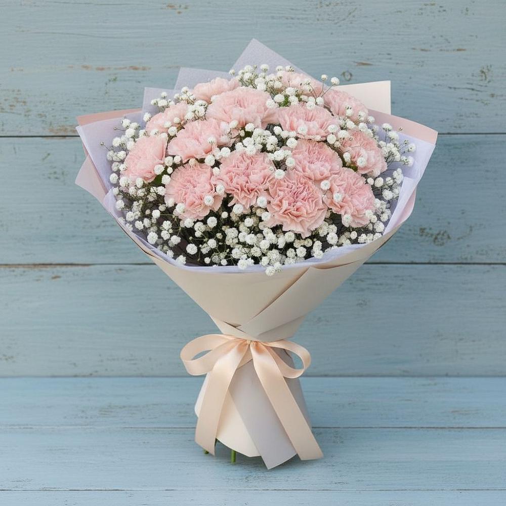 Букет цветов из: Гвоздики в Салехарде