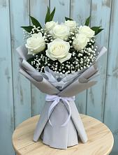 Букет цветов из:  Розы в Салехарде