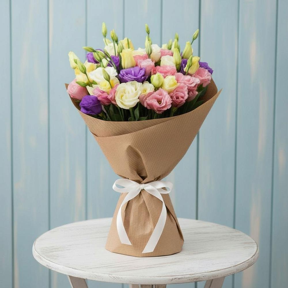 Букет цветов из: Лизиантусы в Салехарде