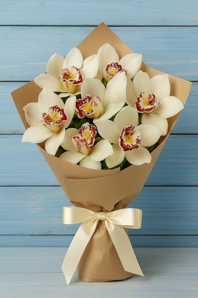 Букет цветов из: Орхидеи и Розы в Салехарде