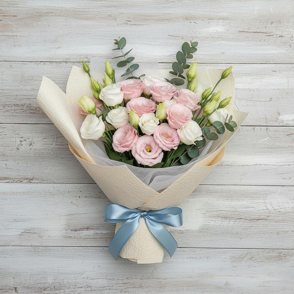 Букет цветов из: Лизиантусы в Салехарде